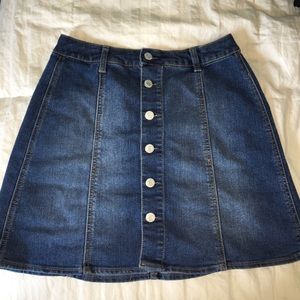 Dark Denim Skirt